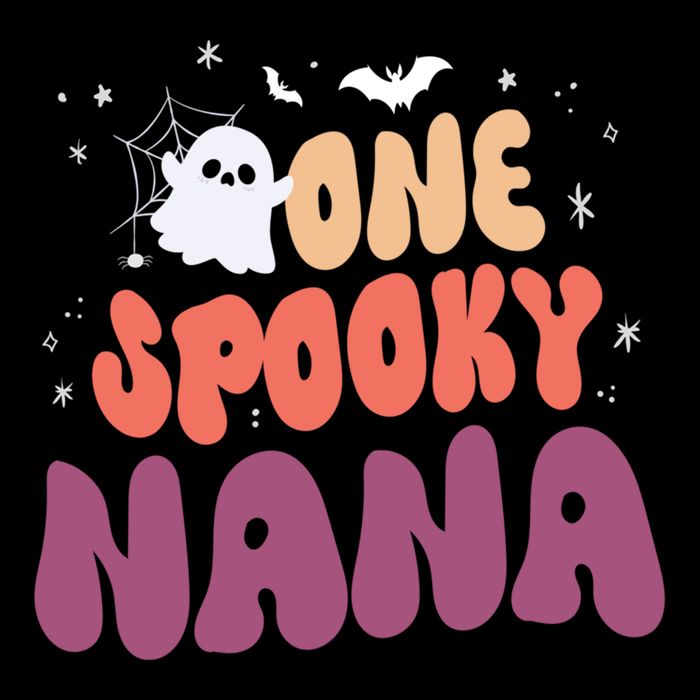 Groovy One Spooky Nana Boo Ghost Halloween Pumpkin Great Gift Sustainable Bucket Hat