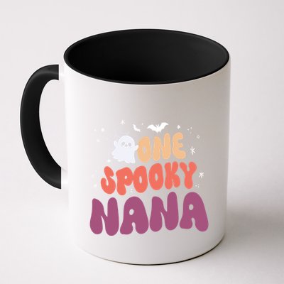 Groovy One Spooky Nana Boo Ghost Halloween Pumpkin Great Gift Mug