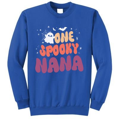 Groovy One Spooky Nana Boo Ghost Halloween Pumpkin Great Gift Sweatshirt