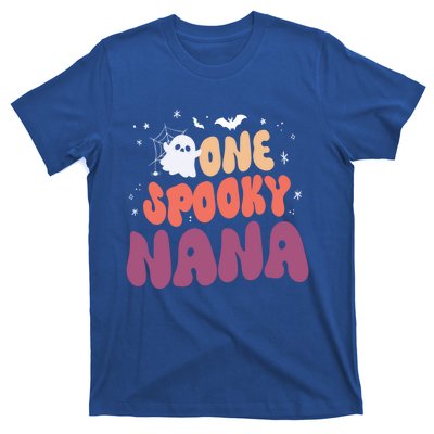 Groovy One Spooky Nana Boo Ghost Halloween Pumpkin Great Gift T-Shirt