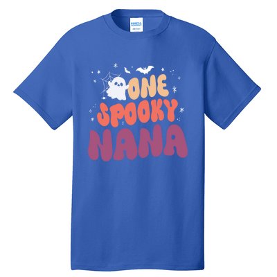 Groovy One Spooky Nana Boo Ghost Halloween Pumpkin Great Gift Tall T-Shirt