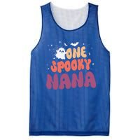 Groovy One Spooky Nana Boo Ghost Halloween Pumpkin Great Gift Mesh Reversible Basketball Jersey Tank