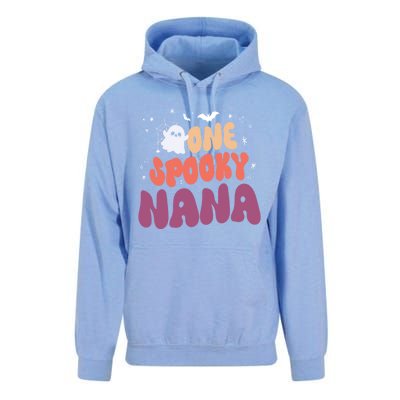 Groovy One Spooky Nana Boo Ghost Halloween Pumpkin Great Gift Unisex Surf Hoodie