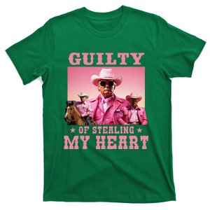 Guilty Of Stealing My Heart Trump 2024 Trump Cowboy T-Shirt