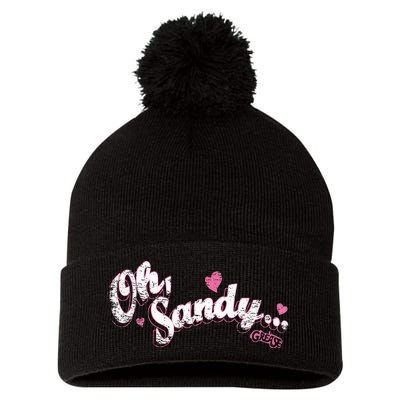 Grease Oh Sandy Pom Pom 12in Knit Beanie