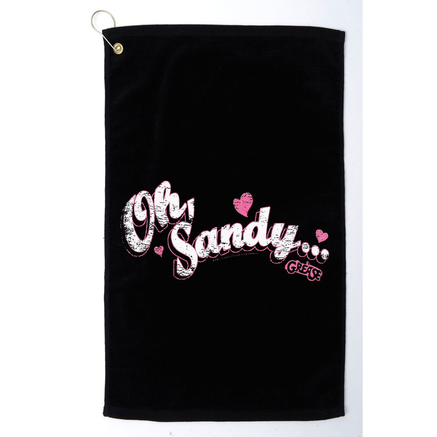 Grease Oh Sandy Golf Towel