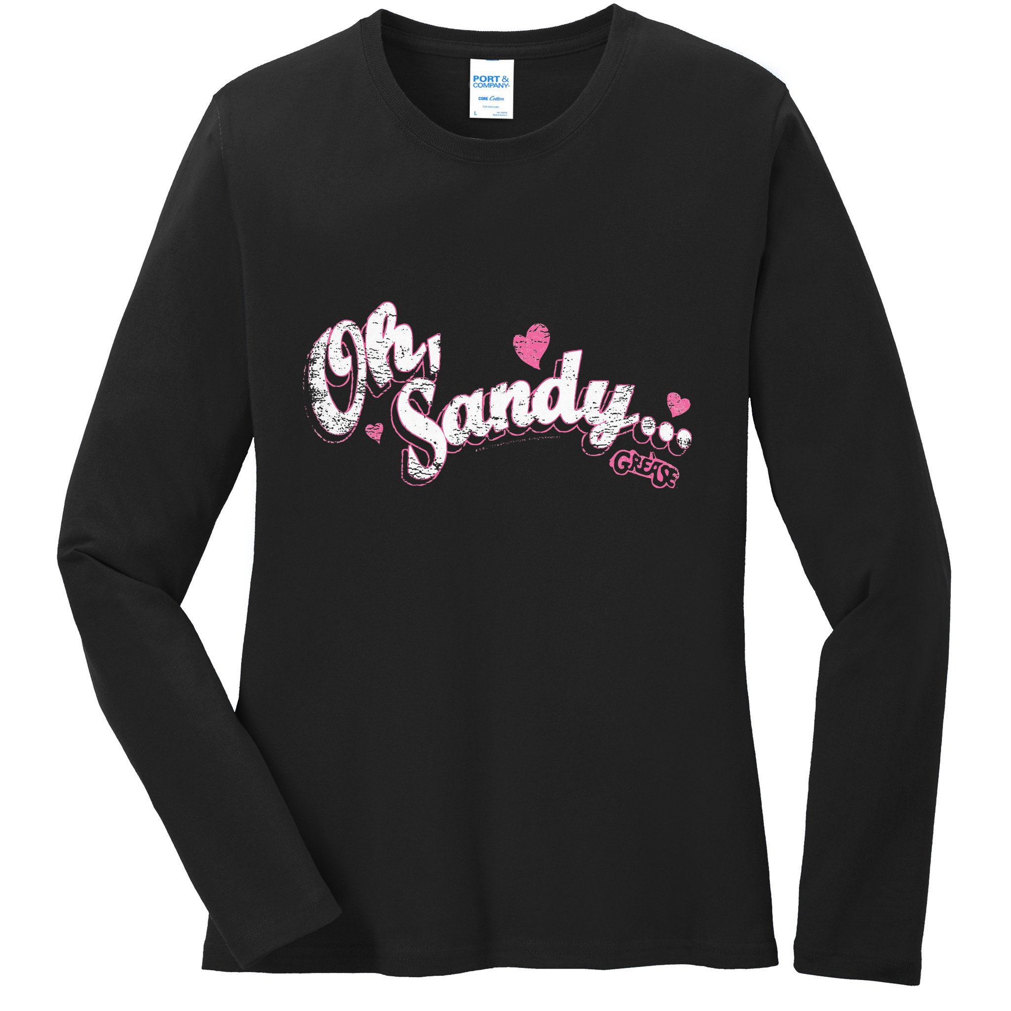 Grease Oh Sandy Ladies Long Sleeve Shirt