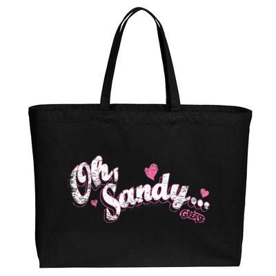 Grease Oh Sandy Cotton Canvas Jumbo Tote