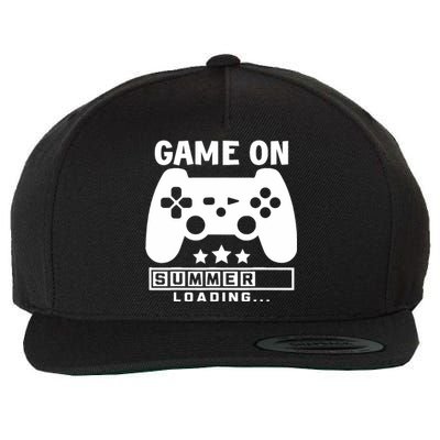 Game On Summer Loading Last Day Of School, Hello Summer Wool Snapback Cap