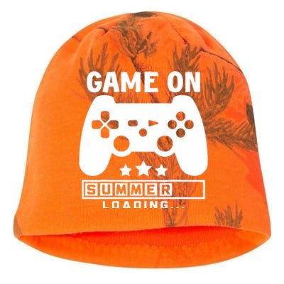 Game On Summer Loading Last Day Of School, Hello Summer Kati - Camo Knit Beanie