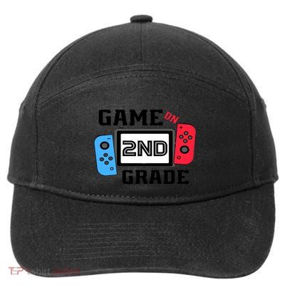 Game On Second Grade Back To School 7-Panel Snapback Hat