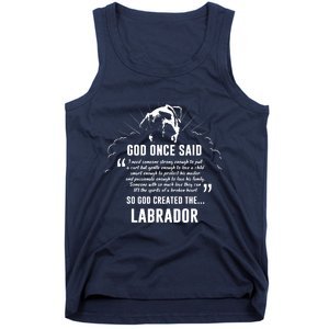 God Once Said Labrador Retriever Dog Gift Tank Top