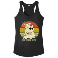 Ghosts One Spooky Nurse Halloween Nurse Fall Scrub RN Ladies PosiCharge Competitor Racerback Tank