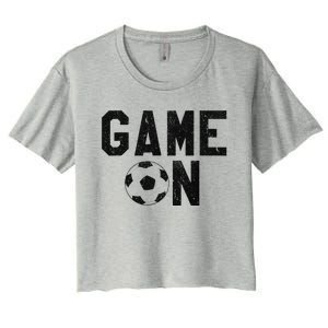 Game On Soccer Soccer Apparel Women's Crop Top Tee