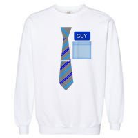 Guy Office Suit And Tie Costume Garment-Dyed Sweatshirt