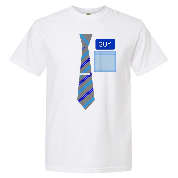 Guy Office Suit And Tie Costume Garment-Dyed Heavyweight T-Shirt