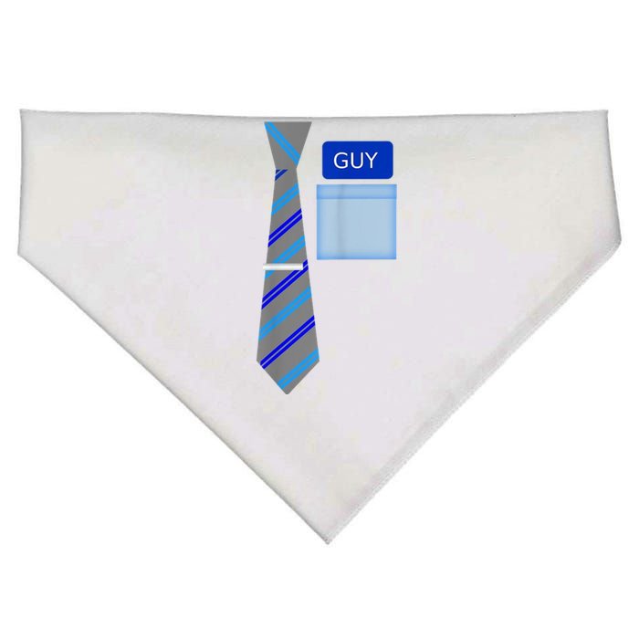 Guy Office Suit And Tie Costume USA-Made Doggie Bandana