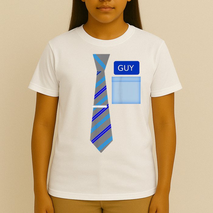 Guy Office Suit And Tie Costume T-Shirt