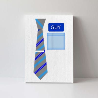 Guy Office Suit And Tie Costume Canvas