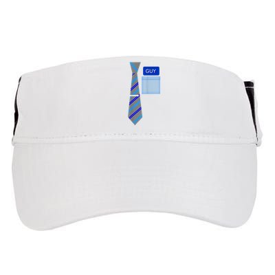 Guy Office Suit And Tie Costume Adult Drive Performance Visor