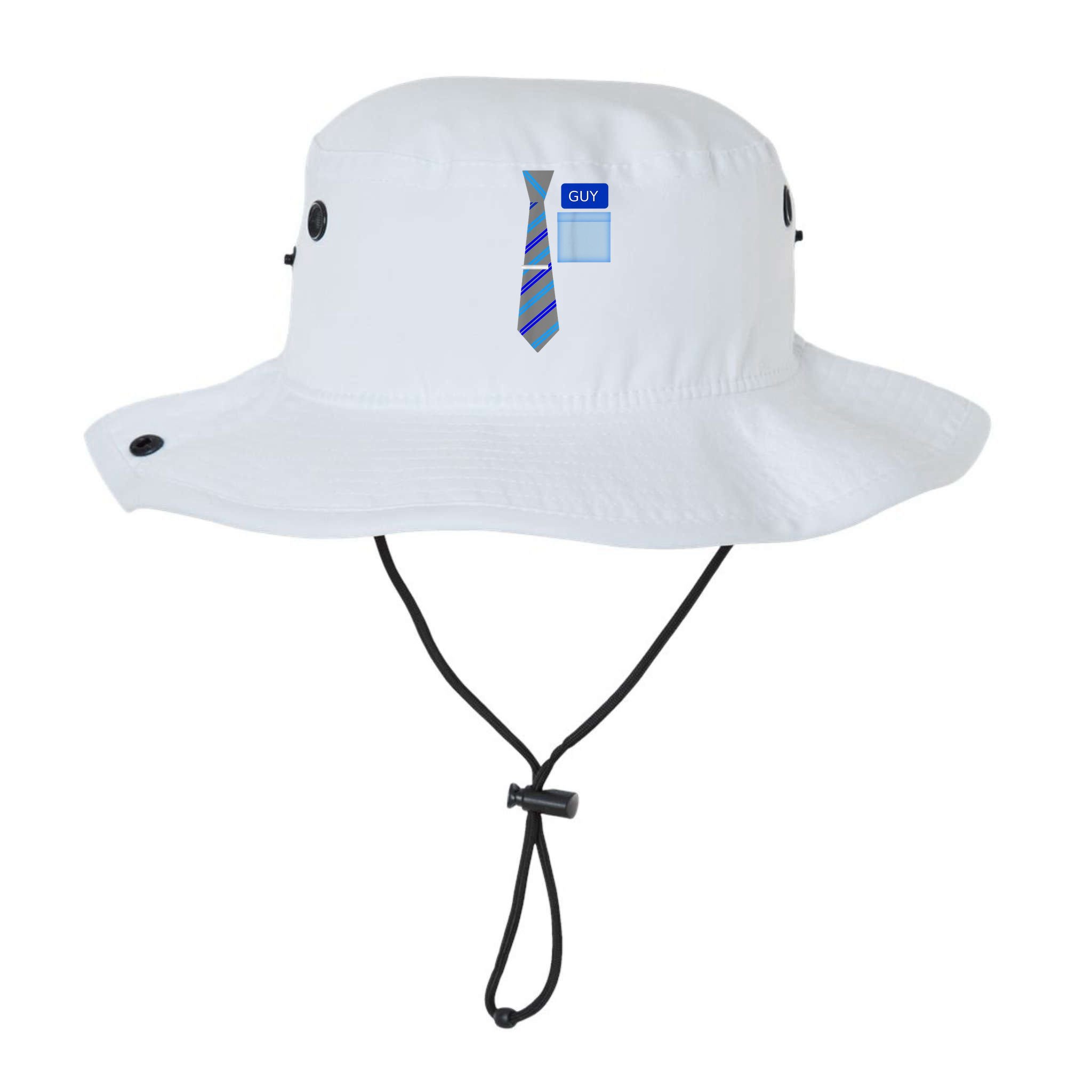 Guy Office Suit And Tie Costume Bucket Hat