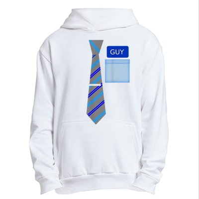 Guy Office Suit And Tie Costume Urban Pullover Hoodie