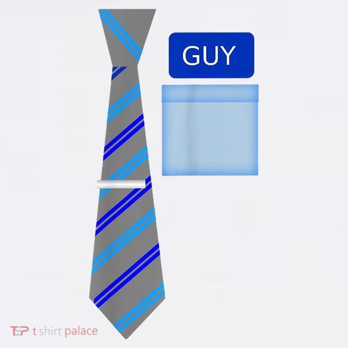 Guy Office Suit And Tie Costume Cooling Performance Long Sleeve Crew