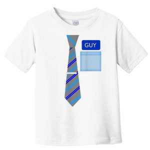 Guy Office Suit And Tie Costume Toddler T-Shirt