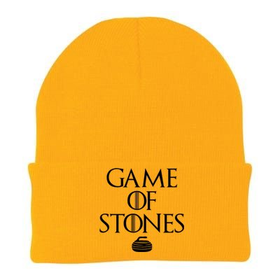 Game Of Stones Curler Parody Knit Cap Winter Beanie