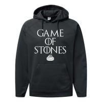 Game Of Stones Curler Parody Performance Fleece Hoodie