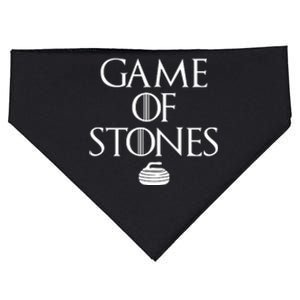 Game Of Stones Curler Parody USA-Made Doggie Bandana