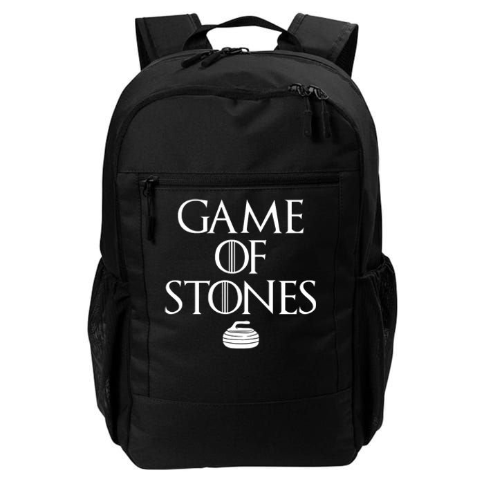 Game Of Stones Curler Parody Daily Commute Backpack