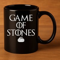 Game Of Stones Curler Parody 11oz C Handle Ceramic Mug