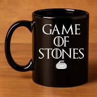 Game Of Stones Curler Parody 11oz C Handle Ceramic Mug