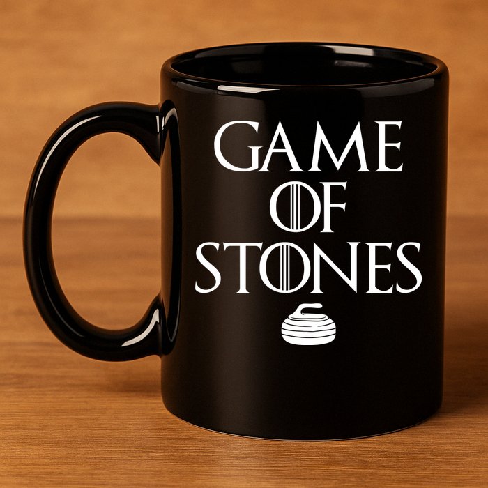 Game Of Stones Curler Parody 11oz C Handle Ceramic Mug