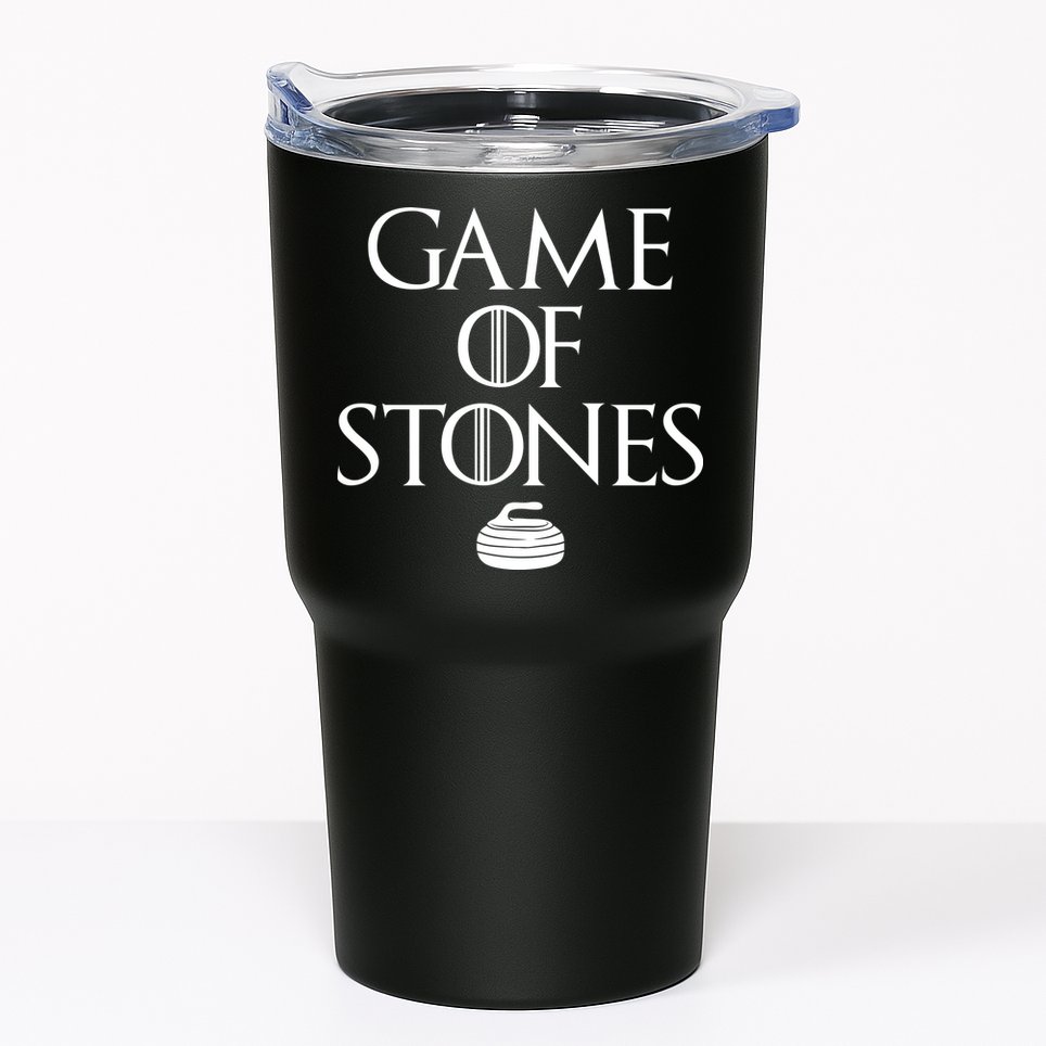 Game Of Stones Curler Parody Tumbler