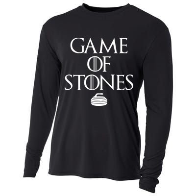 Game Of Stones Curler Parody Cooling Performance Long Sleeve Crew