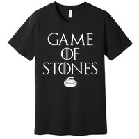 Game Of Stones Curler Parody Premium T-Shirt