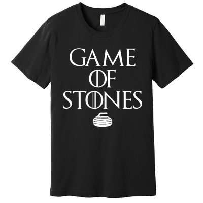 Game Of Stones Curler Parody Premium T-Shirt