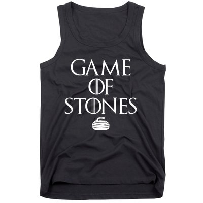 Game Of Stones Curler Parody Tank Top