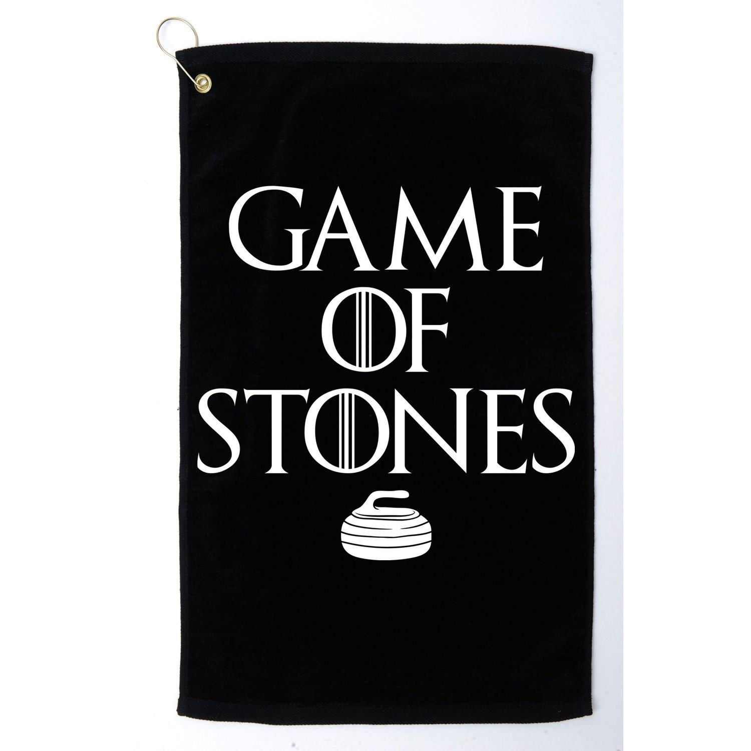 Game Of Stones Curler Parody Golf Towel