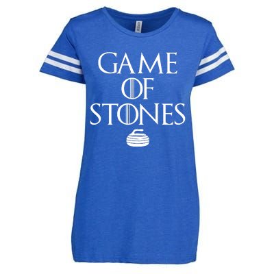 Game Of Stones Curler Parody Enza Ladies Jersey Football T-Shirt