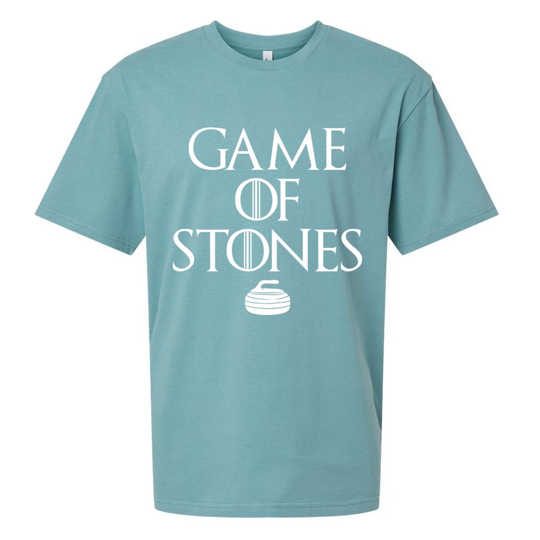 Game Of Stones Curler Parody Sueded Cloud Jersey T-Shirt