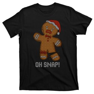 Gingerbread Oh Snap Ugly Christmas Sweater Sweatshirt T-Shirt