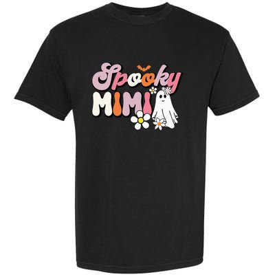 Groovy One Spooky Mimi Mama Grandma Witch Mom Halloween Garment-Dyed Heavyweight T-Shirt