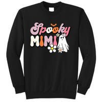 Groovy One Spooky Mimi Mama Grandma Witch Mom Halloween Sweatshirt