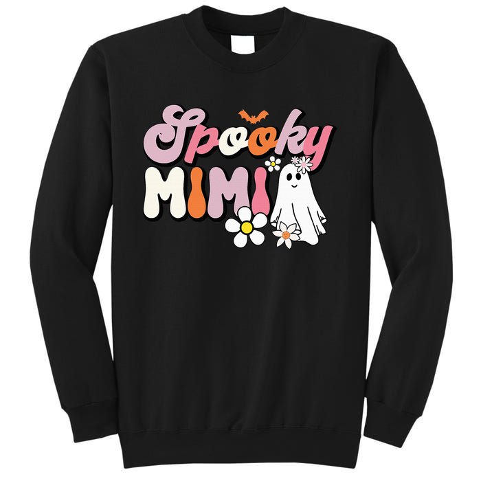 Groovy One Spooky Mimi Mama Grandma Witch Mom Halloween Sweatshirt