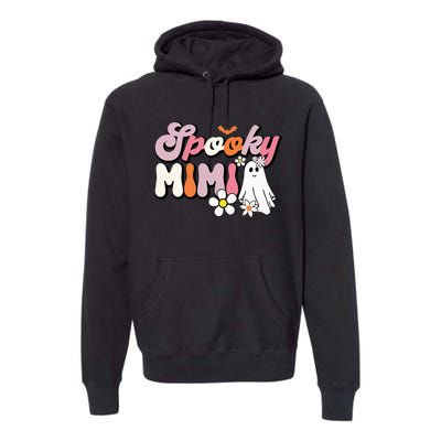 Groovy One Spooky Mimi Mama Grandma Witch Mom Halloween Premium Hoodie