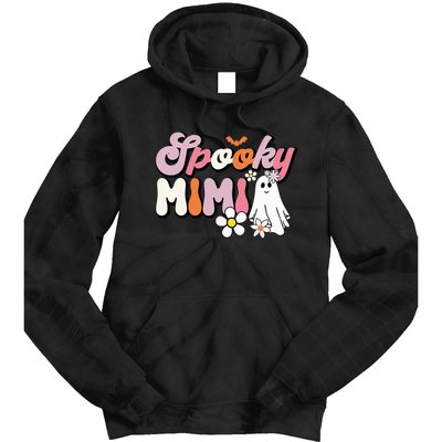 Groovy One Spooky Mimi Mama Grandma Witch Mom Halloween Tie Dye Hoodie