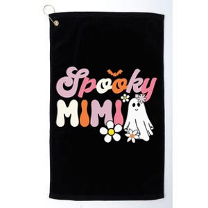 Groovy One Spooky Mimi Mama Grandma Witch Mom Halloween Platinum Collection Golf Towel